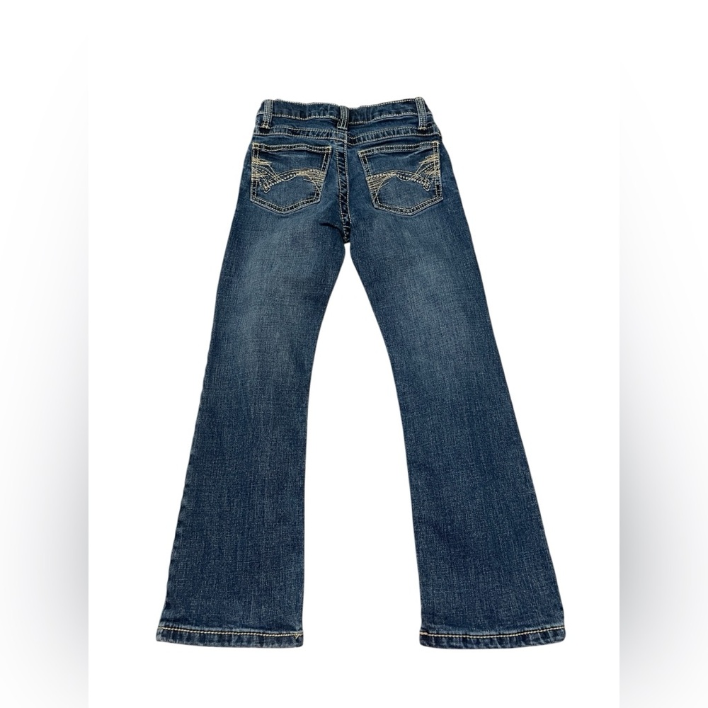 Wrangler 20X 1042BWXMD Western Cowboy Bootcut Blue Denim Jeans Boys Size 8 Reg